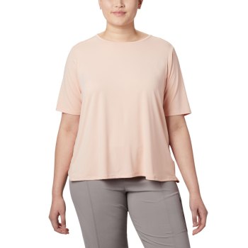 Columbia Chill River Short Sleeve Plus Size, Camiseta Rosas Para Mujer | 765018-VRP